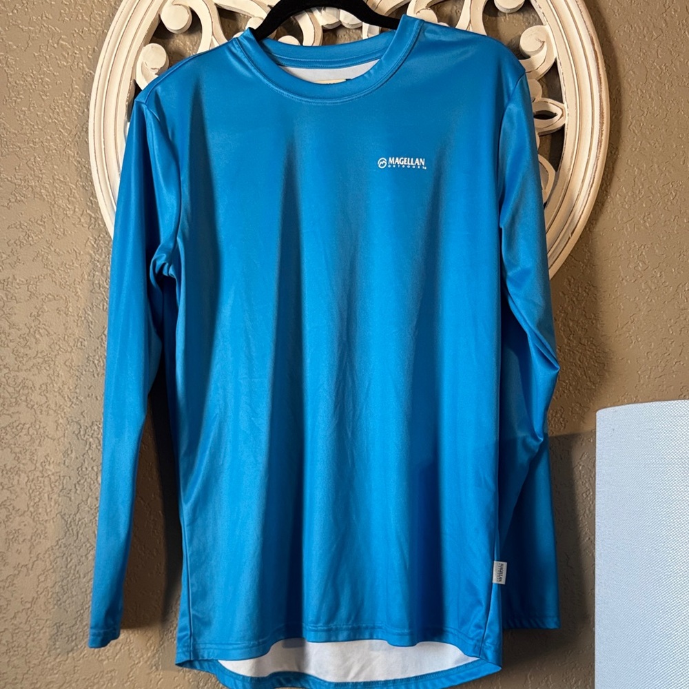 Magellan Outdoors Woman’s Vibrant Blue Long Sleeve Tee